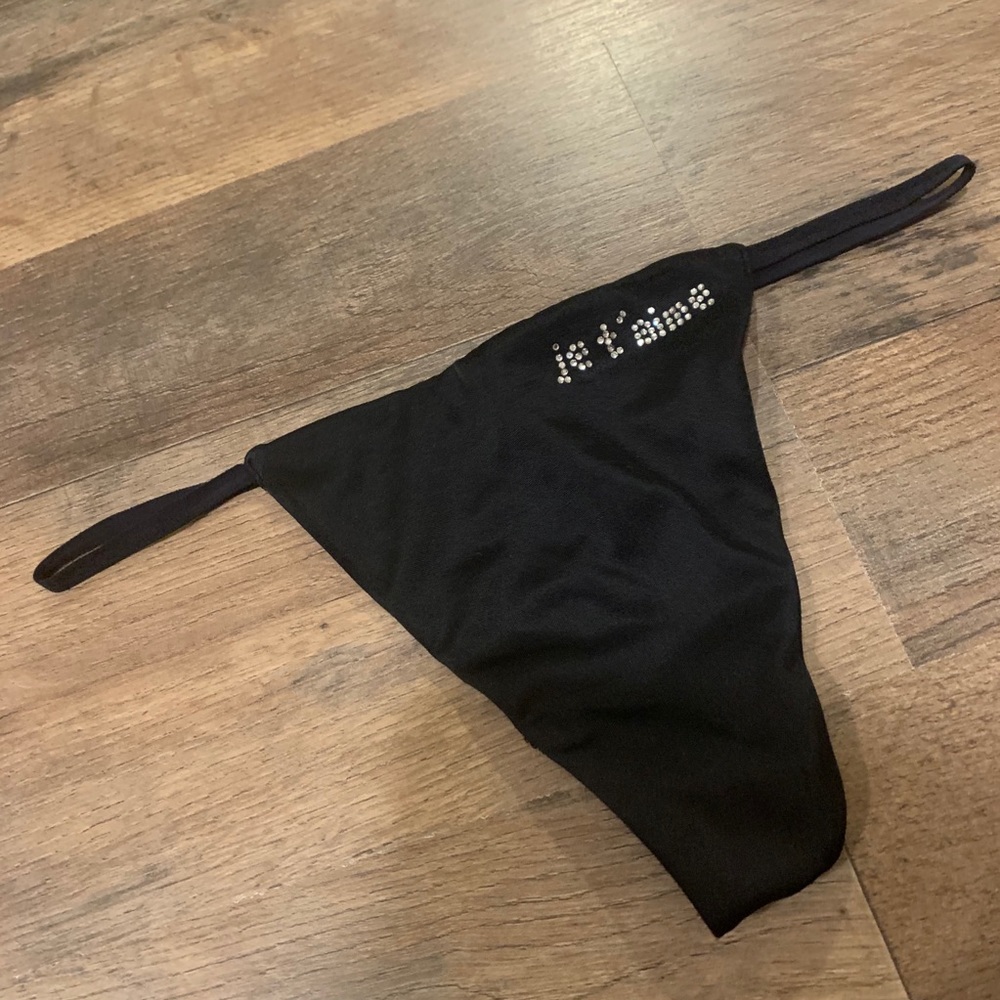 VS je t'aime very sexy rhinestone crystal thong